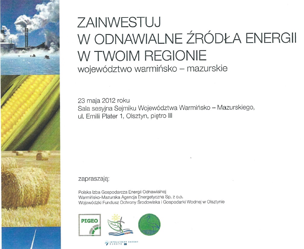 II Konferencja Energetyki Wiatrowej, Olsztyn 2012